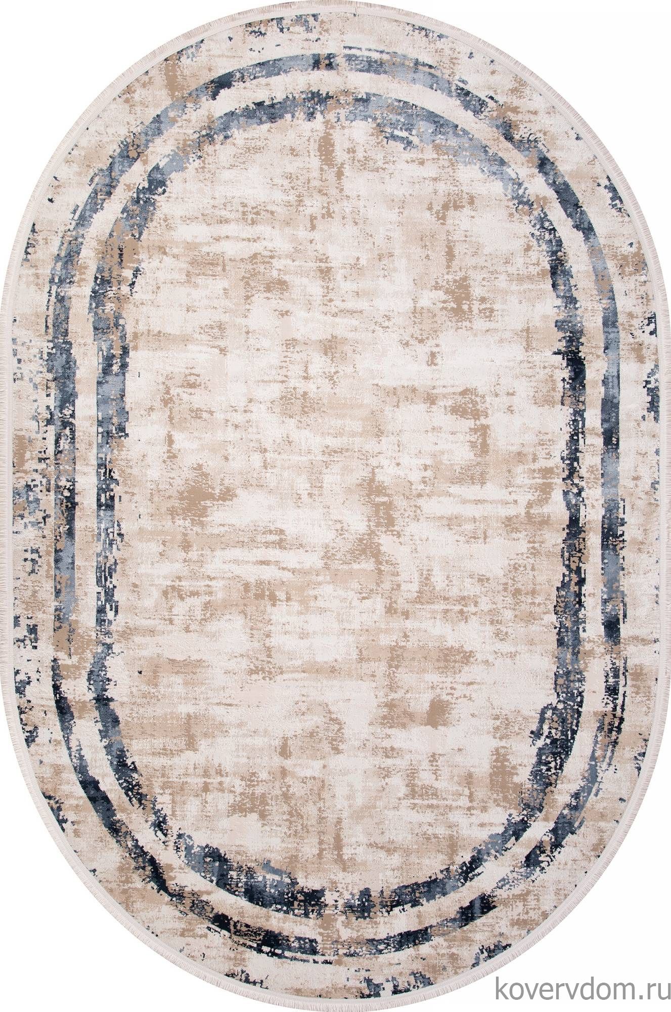 Ковер LISSABON SI053T BROWN / BROWN Овал