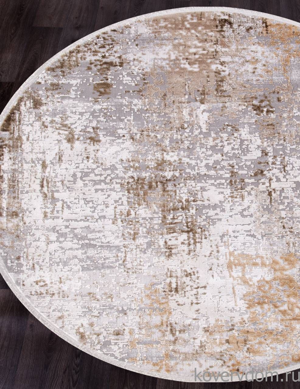 Ковер ALLURES 12008 CREAM / BEIGE Круг Ковер ALLURES 12008 CREAM / BEIGE Круг