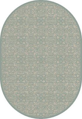Рельефный ковер из вискозы GENOVA R 38036 6555 90 ОВАЛ