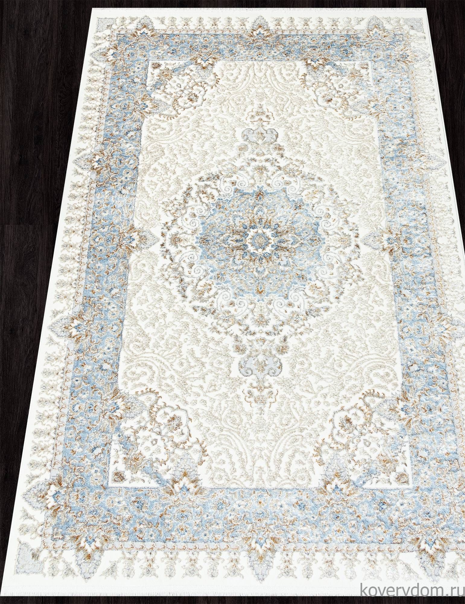 Ковер SAHARA 06066A L.BLUE FDY / CREAM HB Ковер SAHARA 06066A L.BLUE FDY / CREAM HB