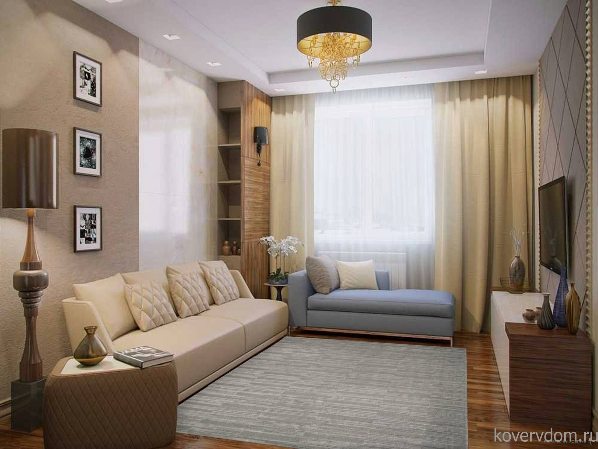 Ковер TURIN D332A A.GRİ COKEN / HEATSET A.GRİ