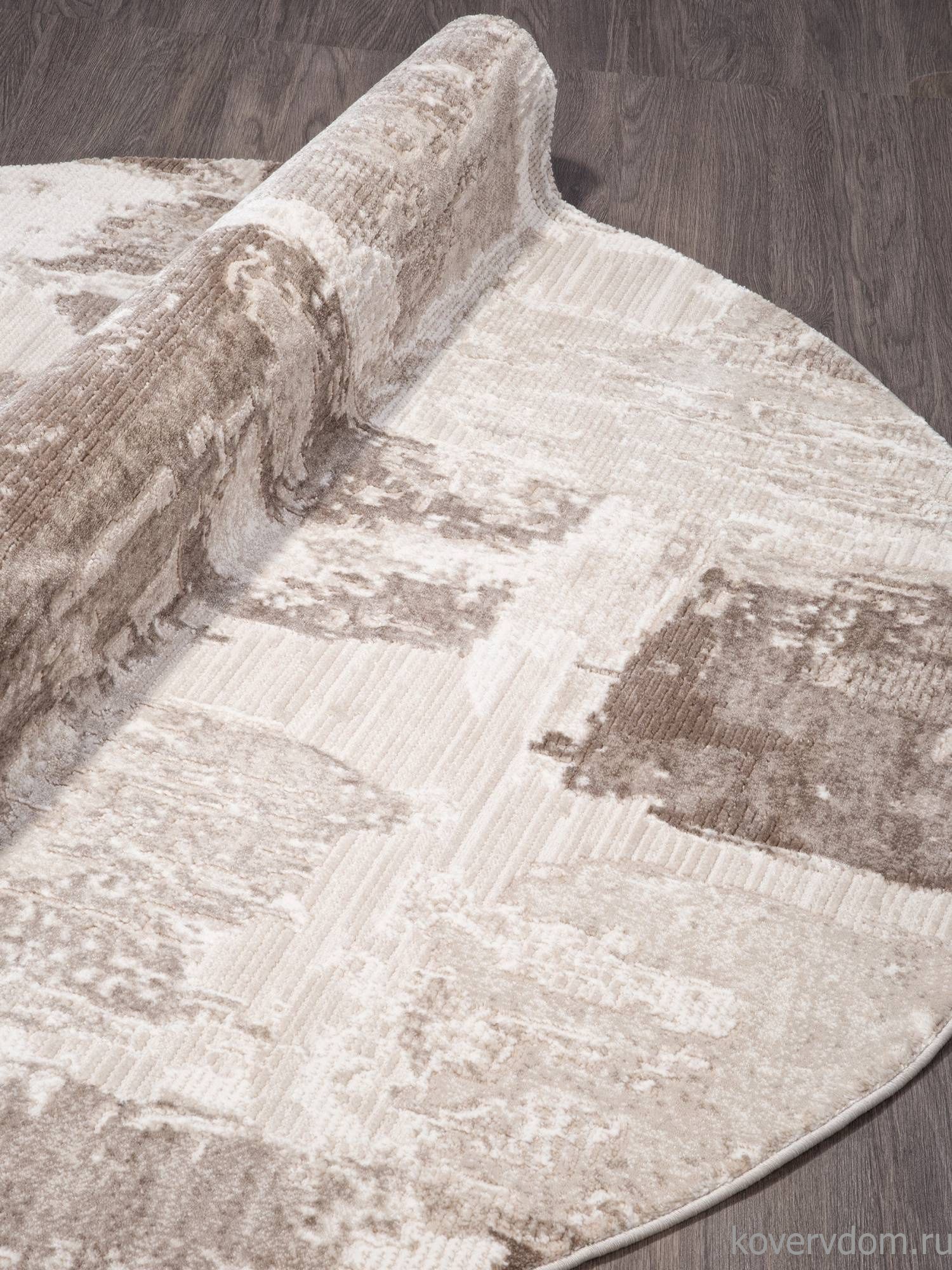 Ковер ARMINA 03710A BROWN / BROWN Круг