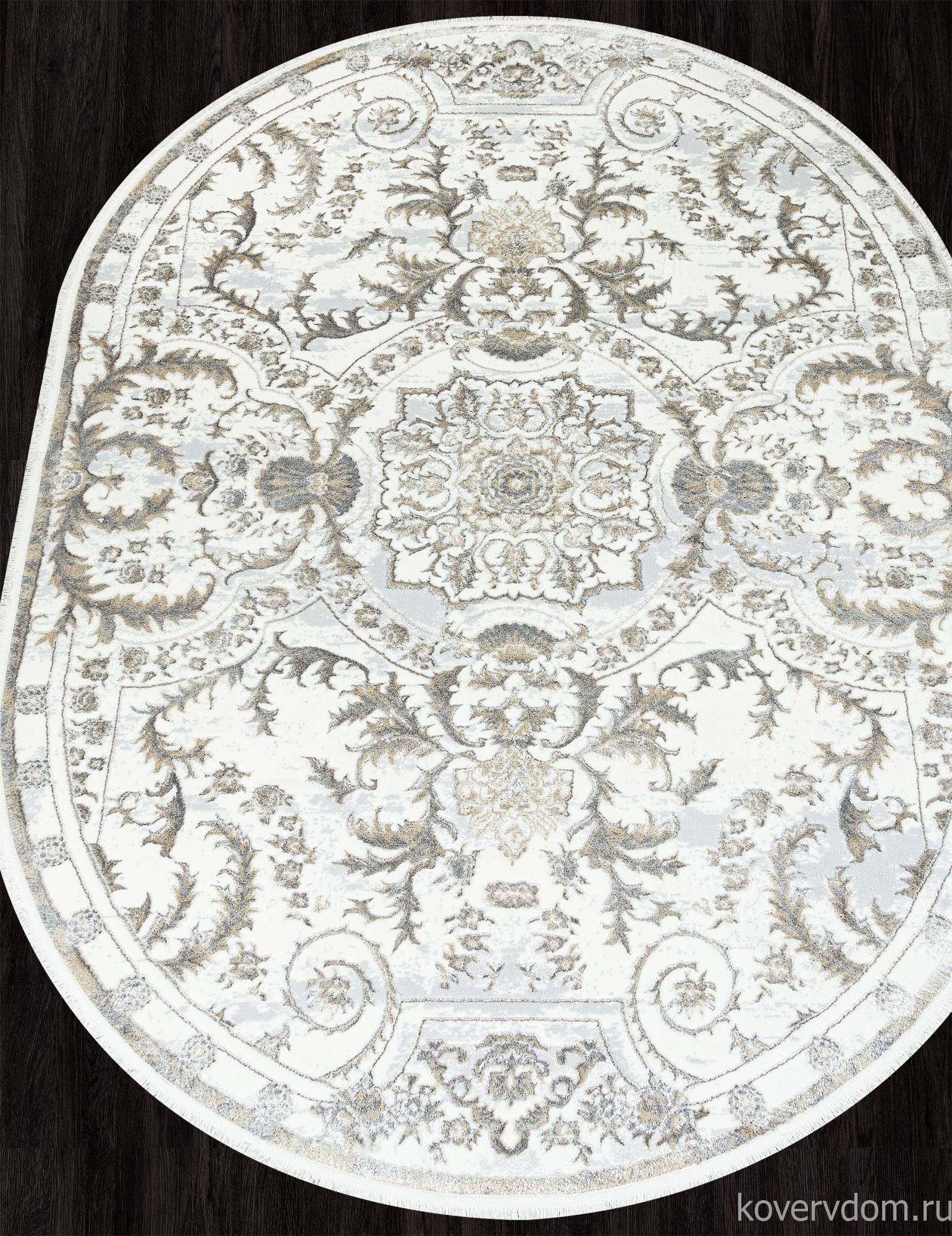 Ковер SAHARA 00765A GREY FDY / CREAM HB Овал Ковер SAHARA 00765A GREY FDY / CREAM HB Овал
