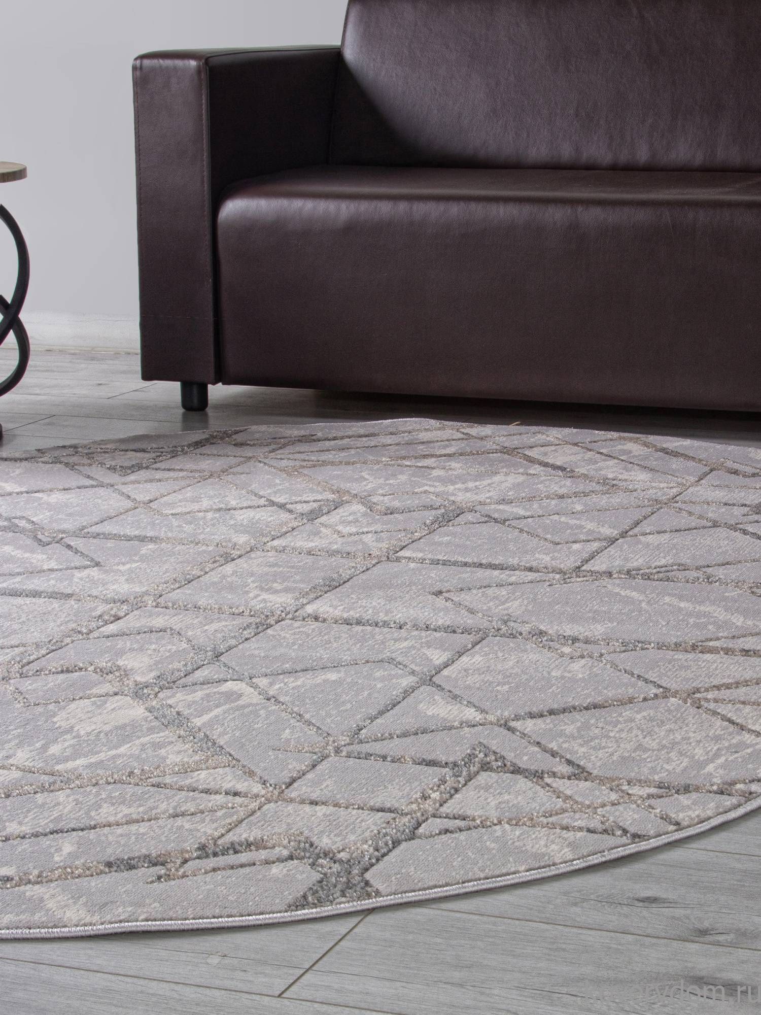 Ковер LIMAN F480 GRAY-BEIGE Овал