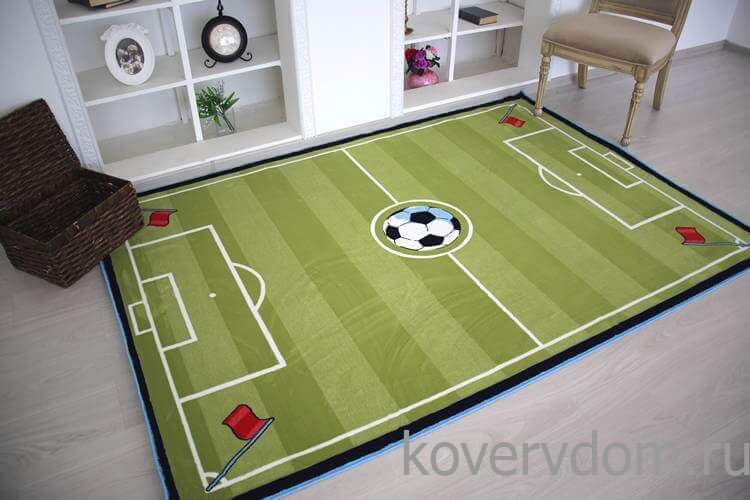 Детский развивающий ковер PTT Sorona JOYFUL KIDS Футбольное поле Детский развивающий ковер PTT Sorona JOYFUL KIDS Футбольное поле