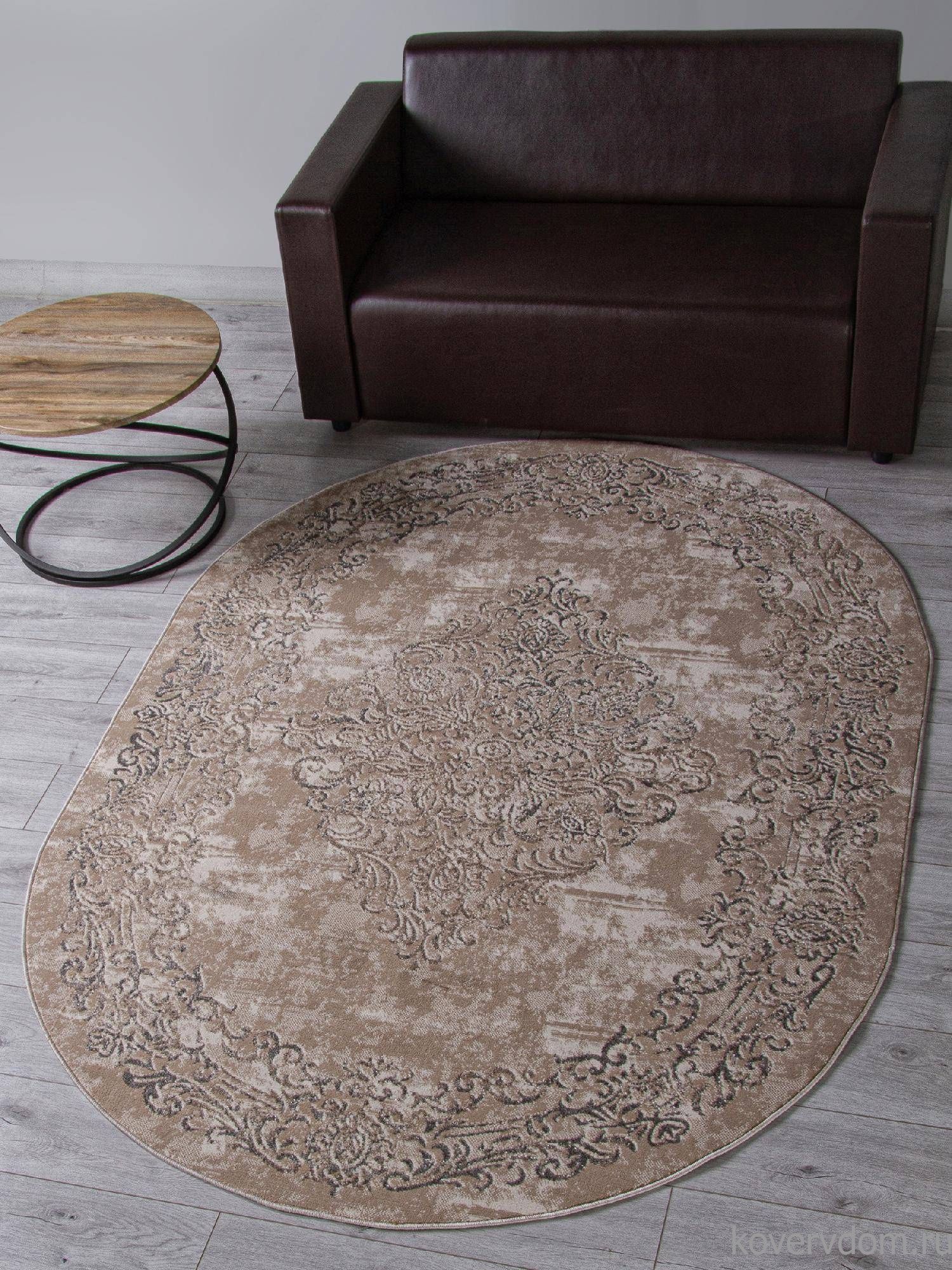 Ковер LIMAN-A F481 BEIGE Овал Ковер LIMAN-A F481 BEIGE Овал