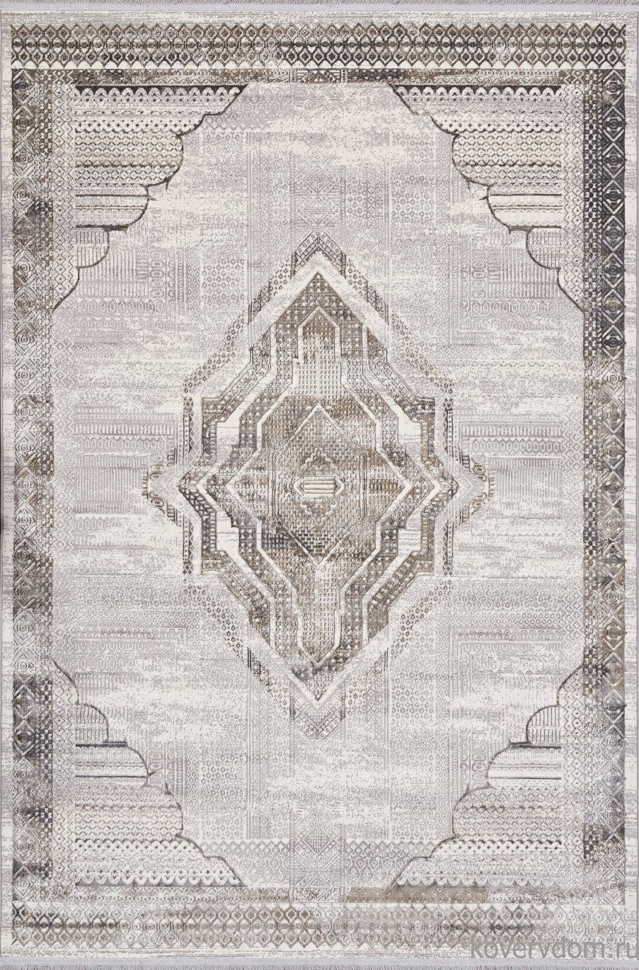 Ковер ASADU 07541A CREAM HB / GREY FDY Ковер ASADU 07541A CREAM HB / GREY FDY