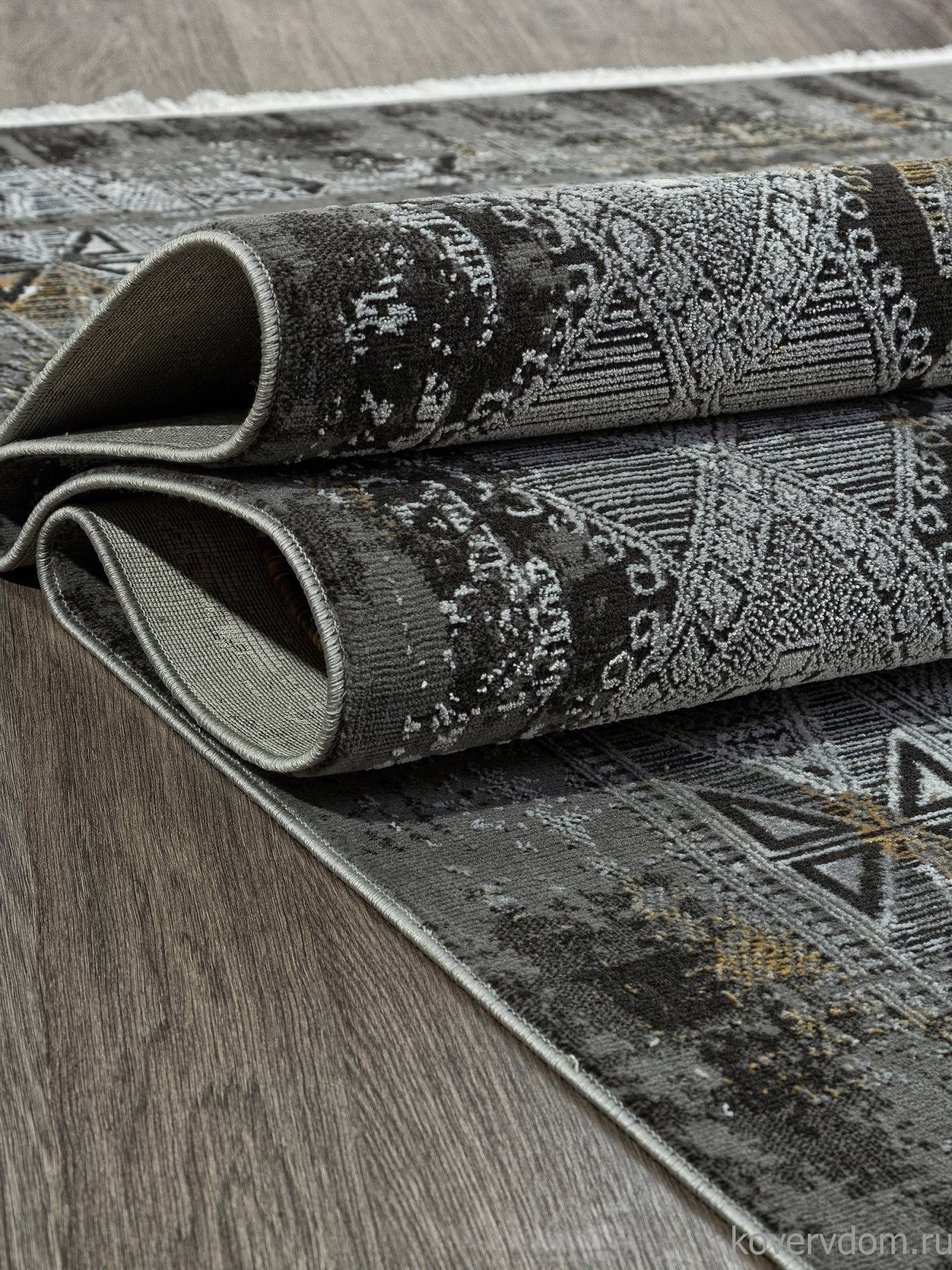 Ковер LISSABON SI023G GREY / GREY Ковер LISSABON SI023G GREY / GREY