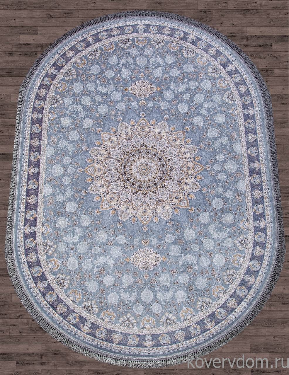 Ковер FARSI 1200 G253 Pale-Blue Овал Ковер FARSI 1200 G253 Pale-Blue Овал