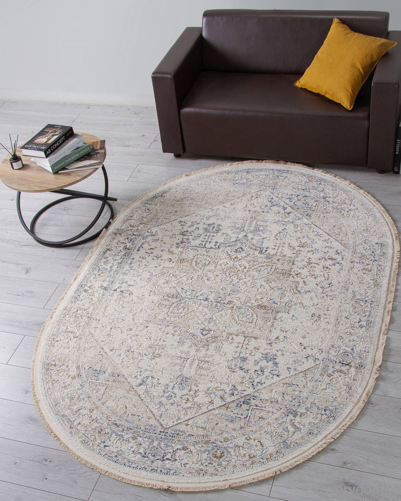 Ковер MELODY 35983Z CREAM / CREAM Овал