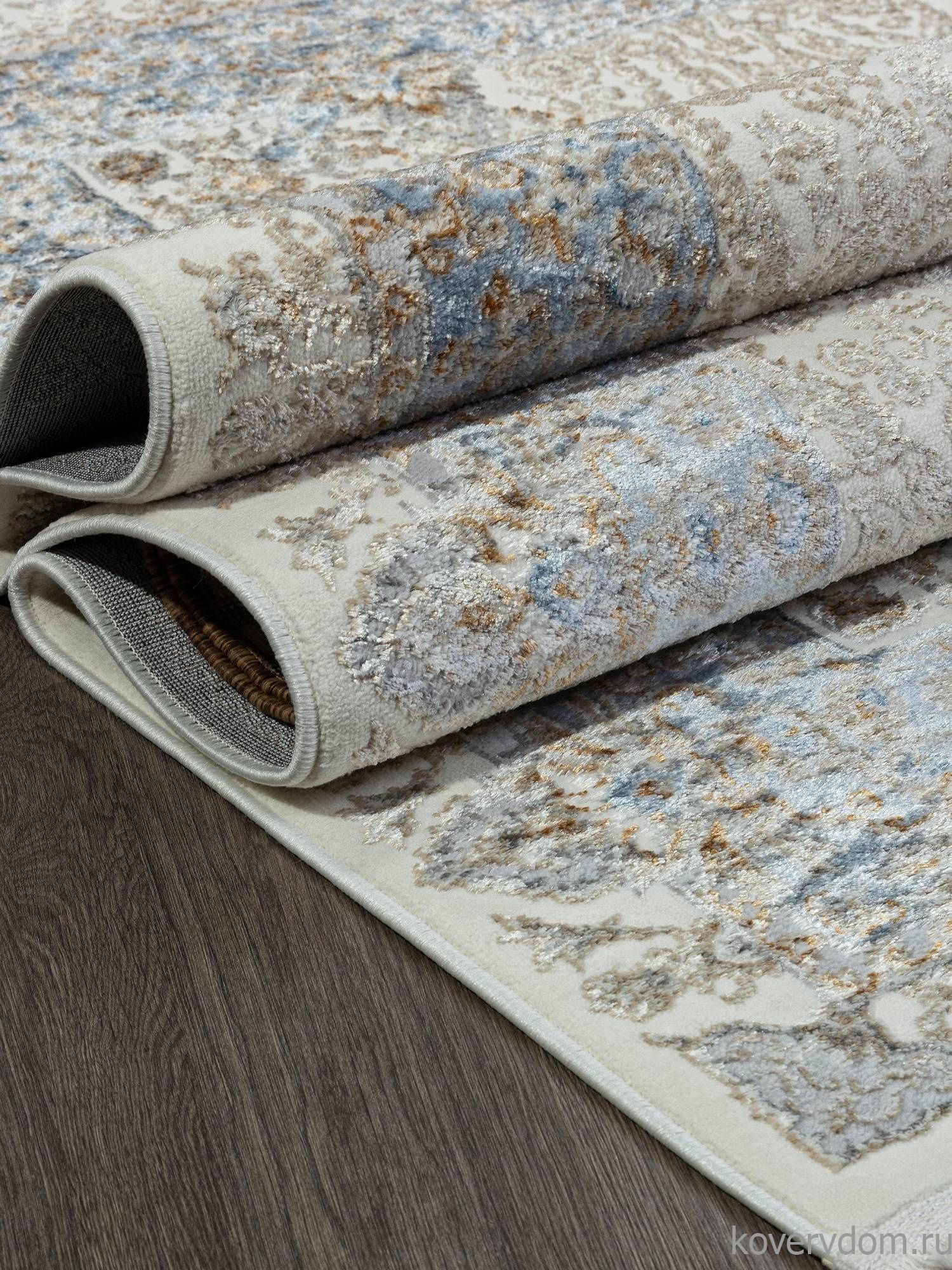 Ковер SAHARA 06066A L.BLUE FDY / CREAM HB Ковер SAHARA 06066A L.BLUE FDY / CREAM HB