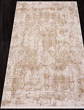 Круглый ковер LISSABON SI023B BROWN / BROWN