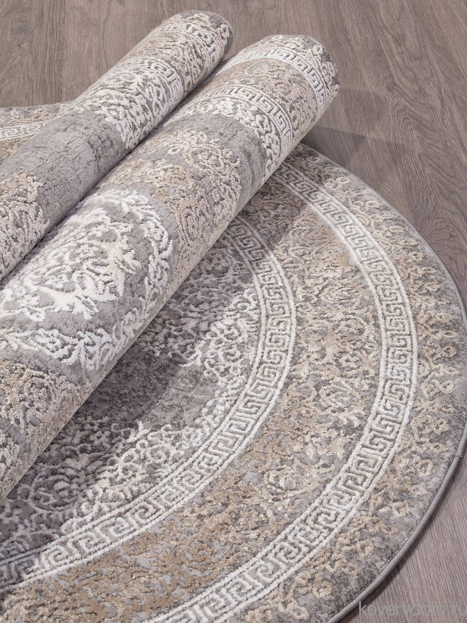 Ковер ARMINA 04073C GREY / BROWN Овал Ковер ARMINA 04073C GREY / BROWN Овал