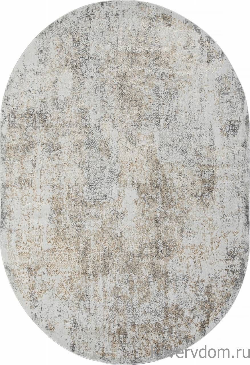 Ковер SAFARI 02475H DK.BEIGE / GREY Овал