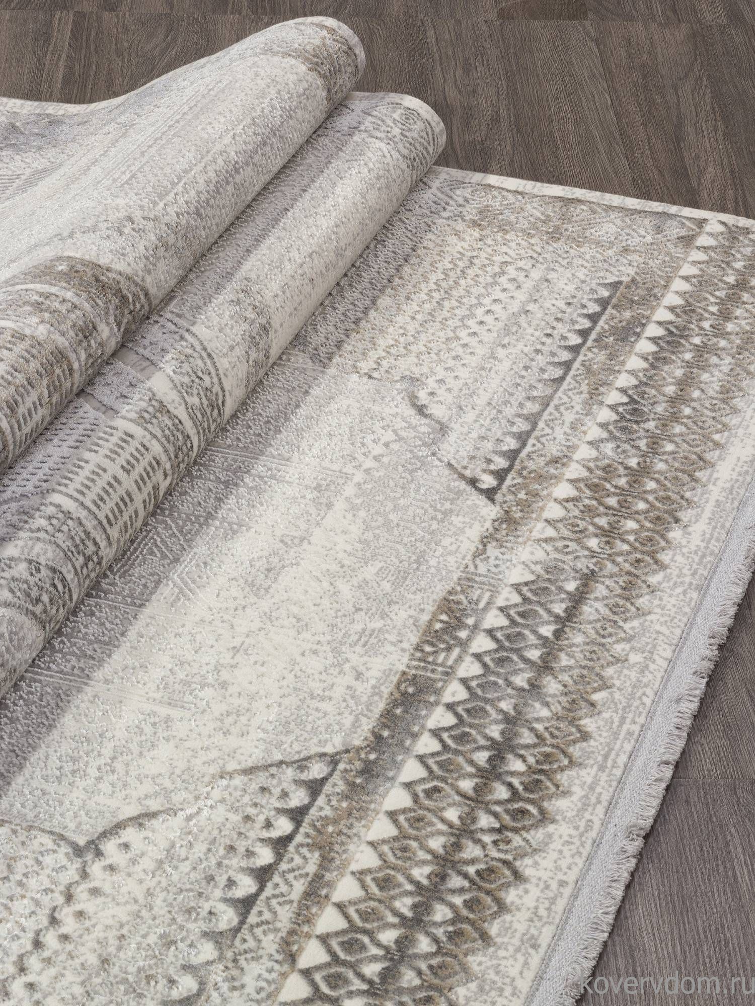 Ковер ASADU 07541A CREAM HB / GREY FDY Ковер ASADU 07541A CREAM HB / GREY FDY