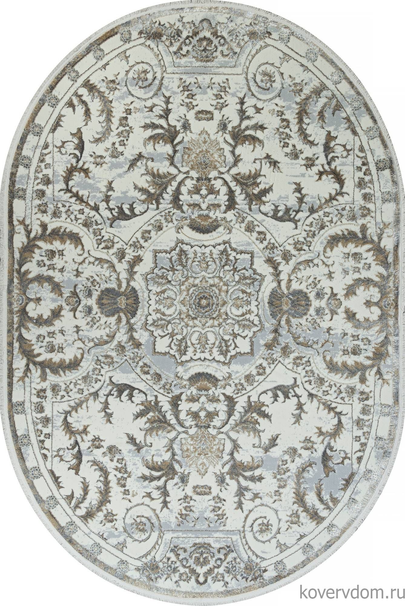 Ковер SAHARA 00765A GREY FDY / CREAM HB Овал Ковер SAHARA 00765A GREY FDY / CREAM HB Овал
