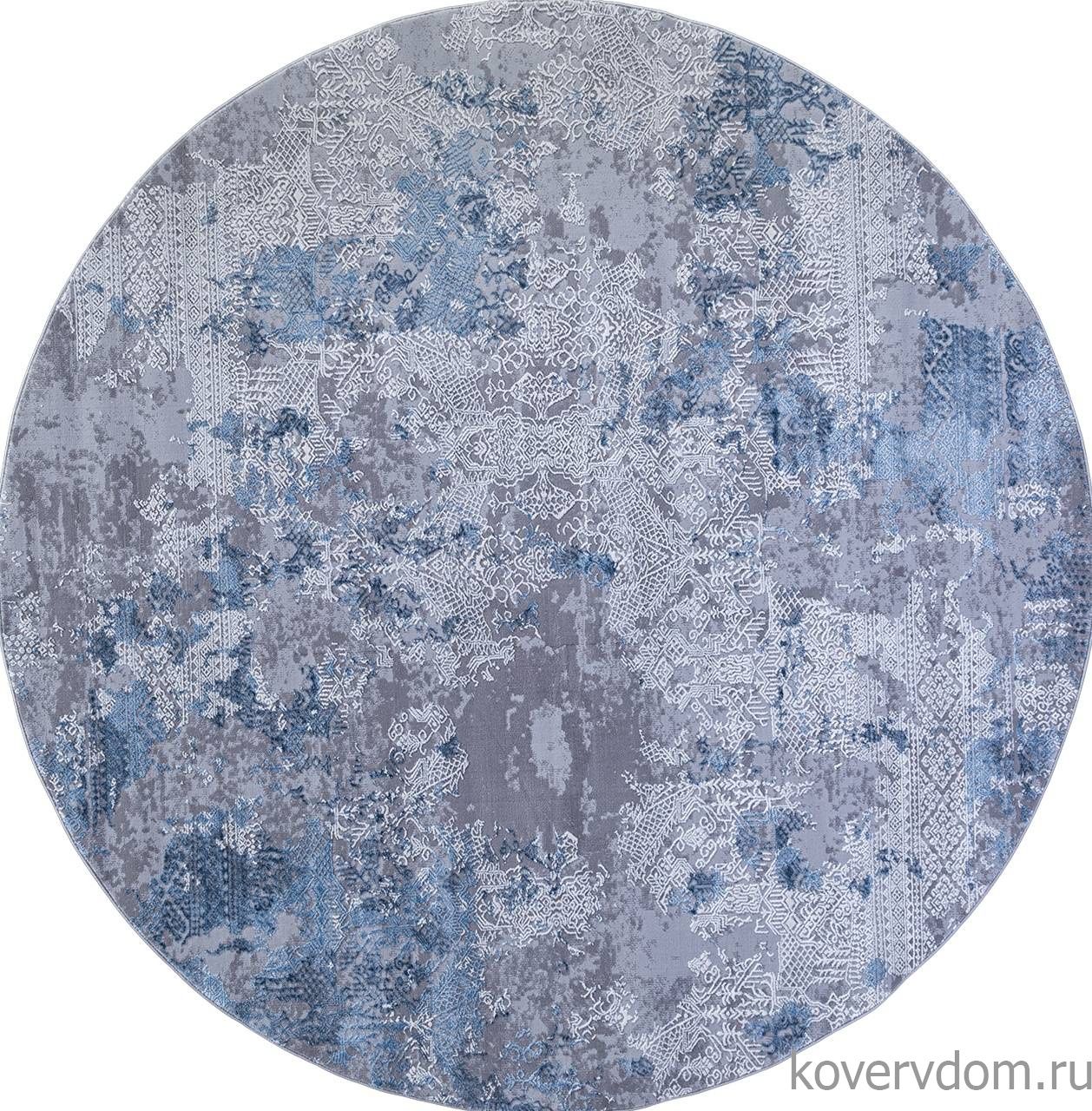 Ковер ARMINA 03851A BLUE / BLUE Круг Ковер ARMINA 03851A BLUE / BLUE Круг