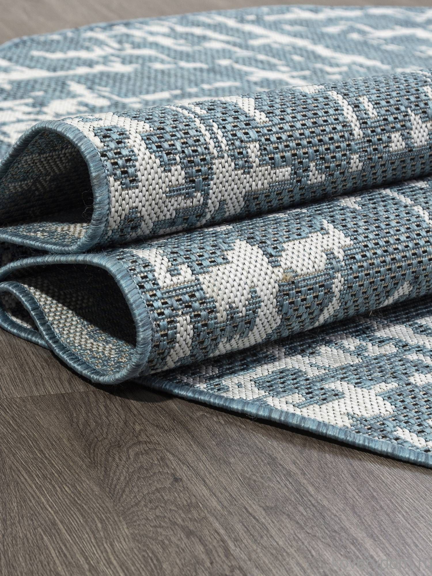 Ковер-циновка KAIR-A S136 BLUE Овал