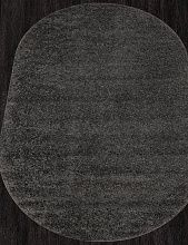 Ковер с длинным ворсом серый MAKAO S600 F.GRAY Овал